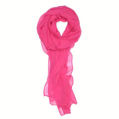 Solid Scarf Shawl Scarf Wrap Casual Polyester Head Wrap For Daily Decoration