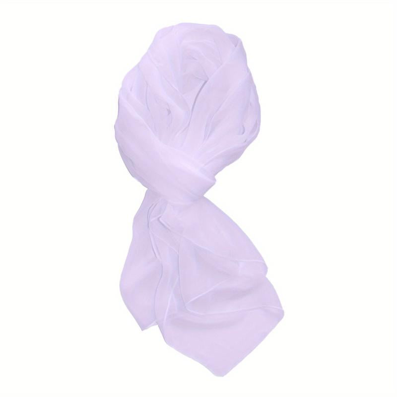 Solid Scarf Shawl Scarf Wrap Casual Polyester Head Wrap For Daily Decoration