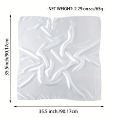 Satin Square Scarf Classic Casual Shawl Women Head Wrap Bandana