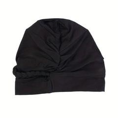 Bohemian Twist Braid Turban Hat Vintage Bandanna Head Scarf Casual Hijab