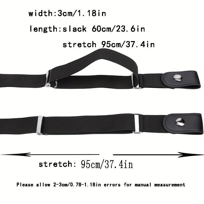 Stretch Elastic Waist Belt For Women Men No Hassle Belt
