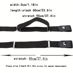 Stretch Elastic Waist Belt For Women Men No Hassle Belt