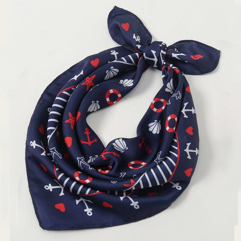 Vintage Square Scarf Small Headband Bandana Scarf Headscarf
