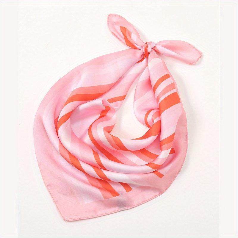 Vintage Square Scarf Small Headband Bandana Scarf Headscarf