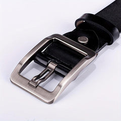 Men's PU Leather Buckle Belt Business Belt Joker Belt