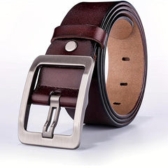 Men's PU Leather Buckle Belt Business Belt Joker Belt