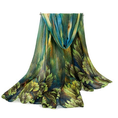 Women's Warm Scarf Long Shawl Linen Feel Light And Soft Head Wraps