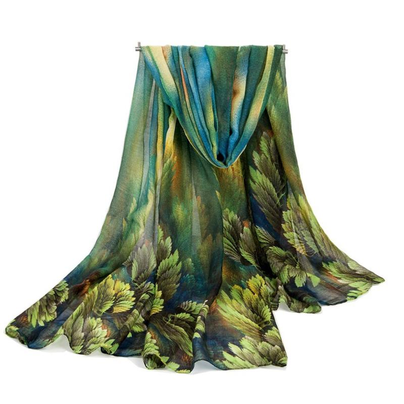 Women's Warm Scarf Long Shawl Linen Feel Light And Soft Head Wraps