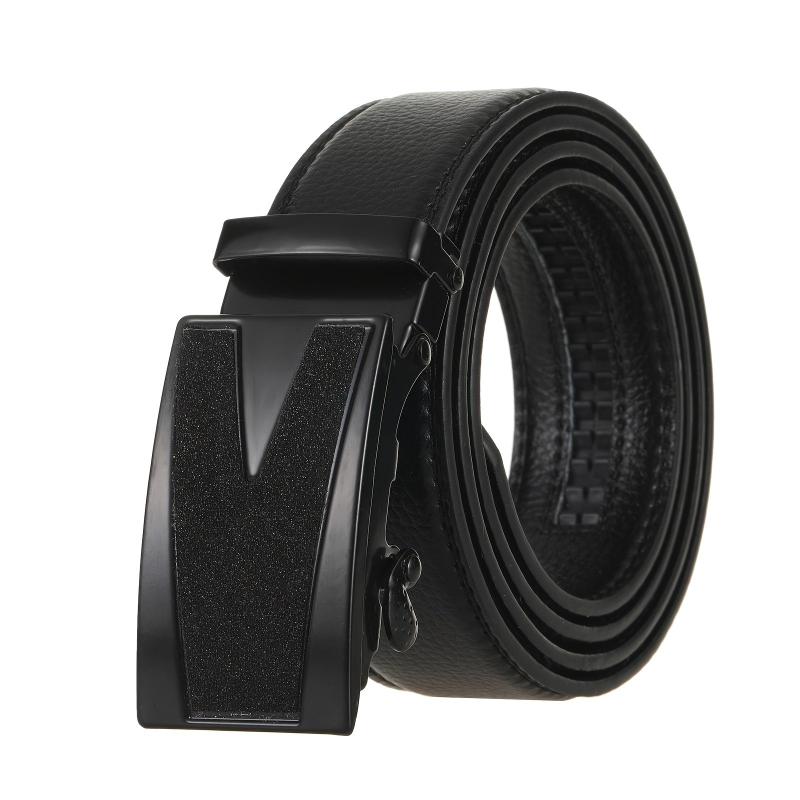 Men's Automatic Buckle Belt - Stylish Leather Waist Strap