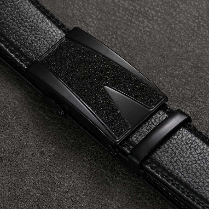 Men's Automatic Buckle Belt - Stylish Leather Waist Strap