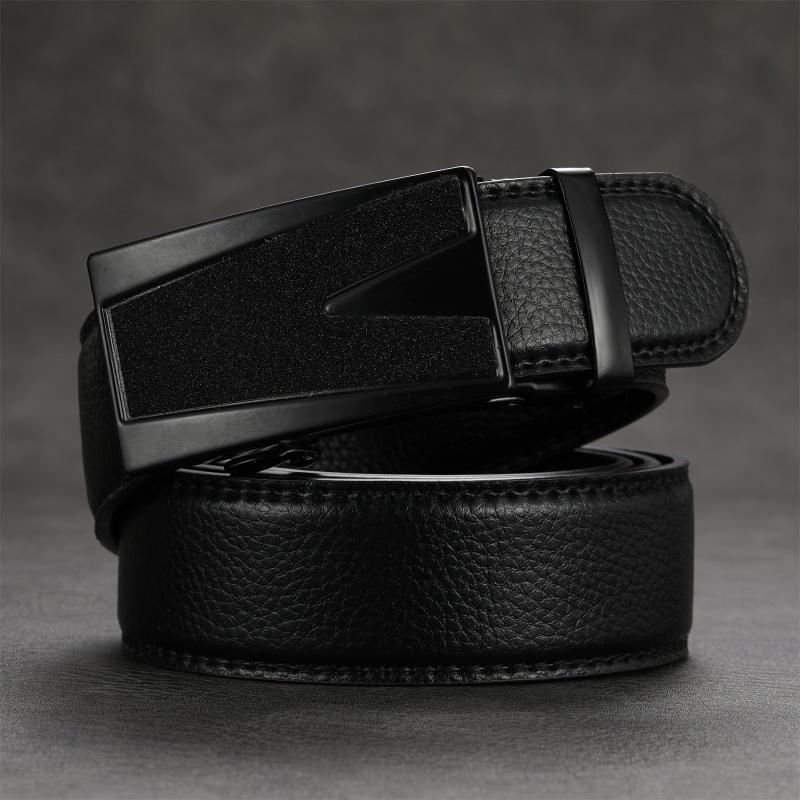 Men's Automatic Buckle Belt - Stylish Leather Waist Strap