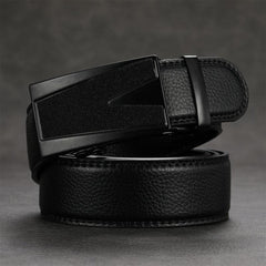 Men's Automatic Buckle Belt - Stylish Leather Waist Strap