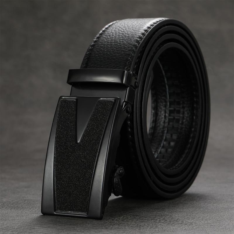 Men's Automatic Buckle Belt - Stylish Leather Waist Strap