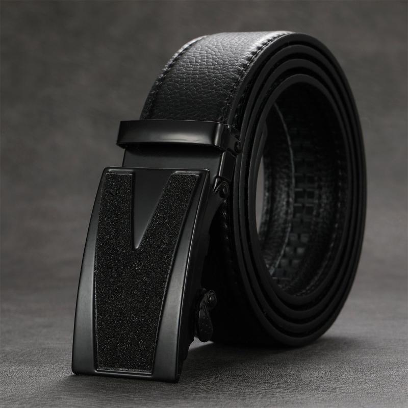 Men's Automatic Buckle Belt - Stylish Leather Waist Strap