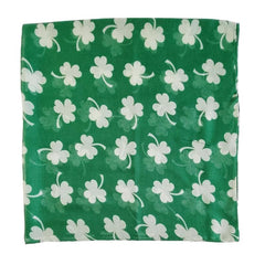 Irish Green Shamrock Scarf St Patrick's Day Windproof Wrap Turban