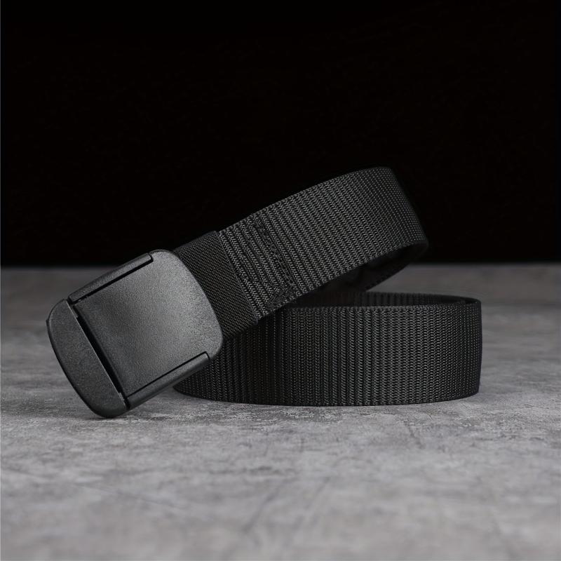 Men's Tactical Leather Belt with Zipper - Outdoor Belt