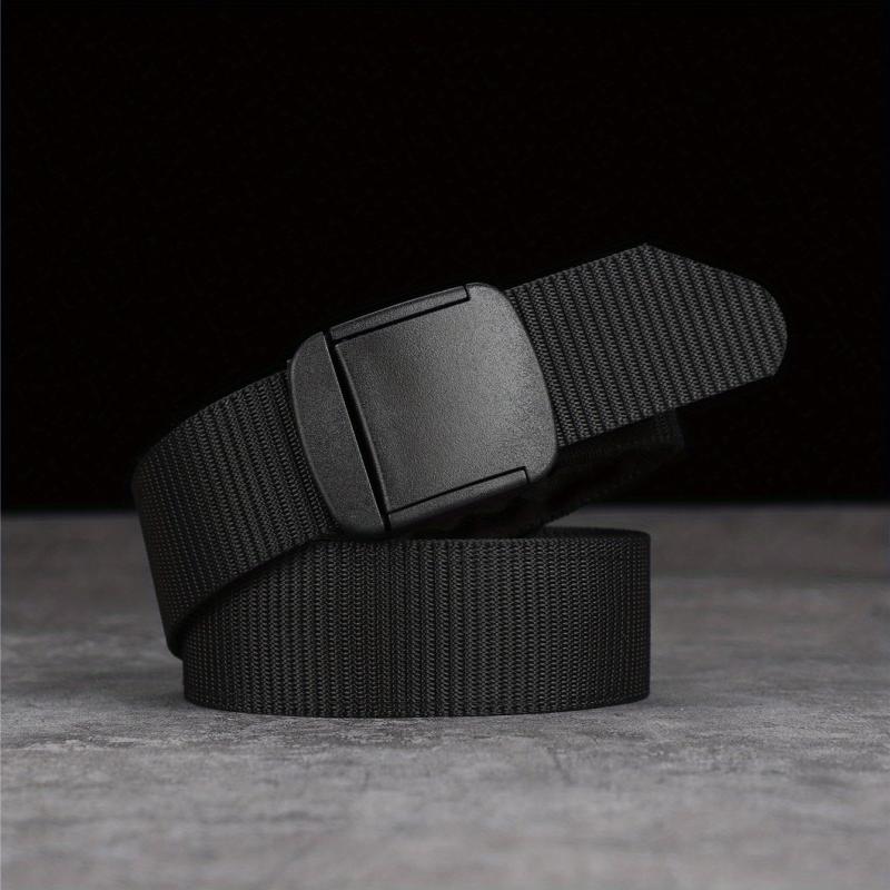 Men's Tactical Leather Belt with Zipper - Outdoor Belt