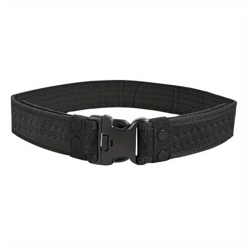 Tactical Belt Outdoor Military Training Belt Plastic Insert Buckle Canvas Belt