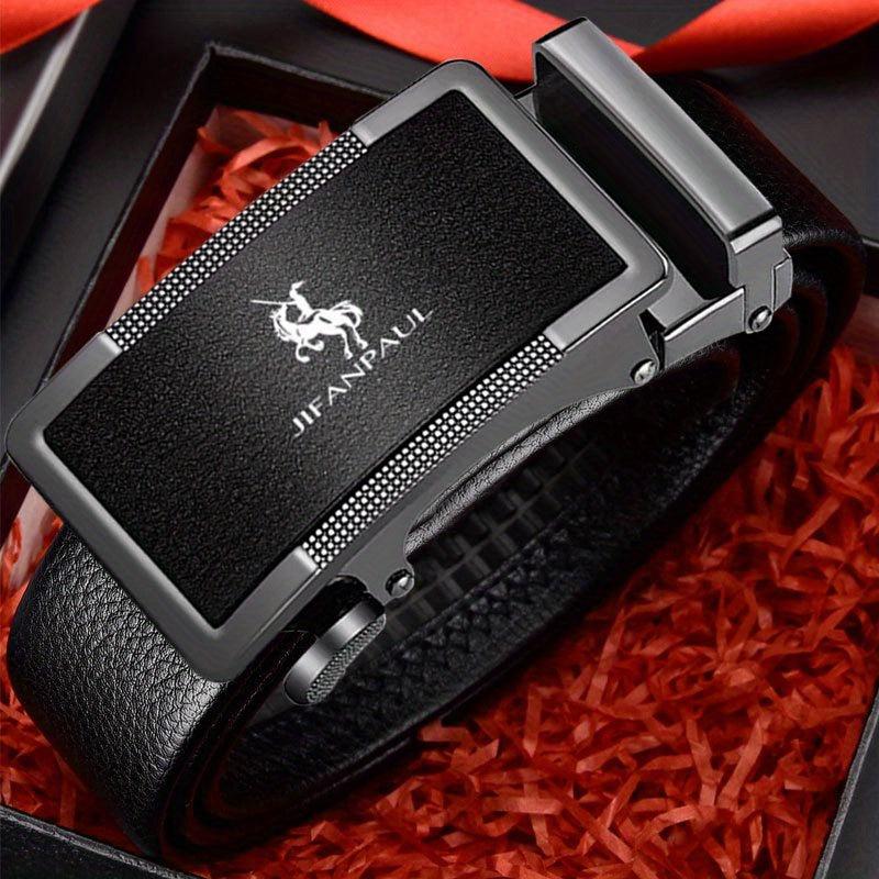 Men's PU Leather Automatic Buckle Belt