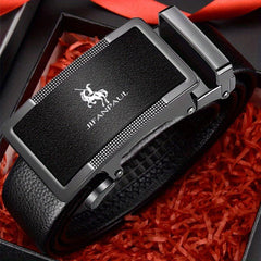 Men's PU Leather Automatic Buckle Belt