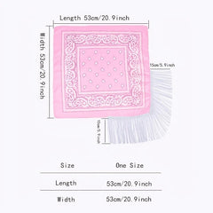 Sequins Tassel Polyester Scarf Party Scarf Women Bandana