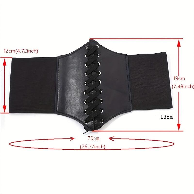 Court Style Wide Girdle Elastic Skinny Elastic Waist Cover Body Shaper