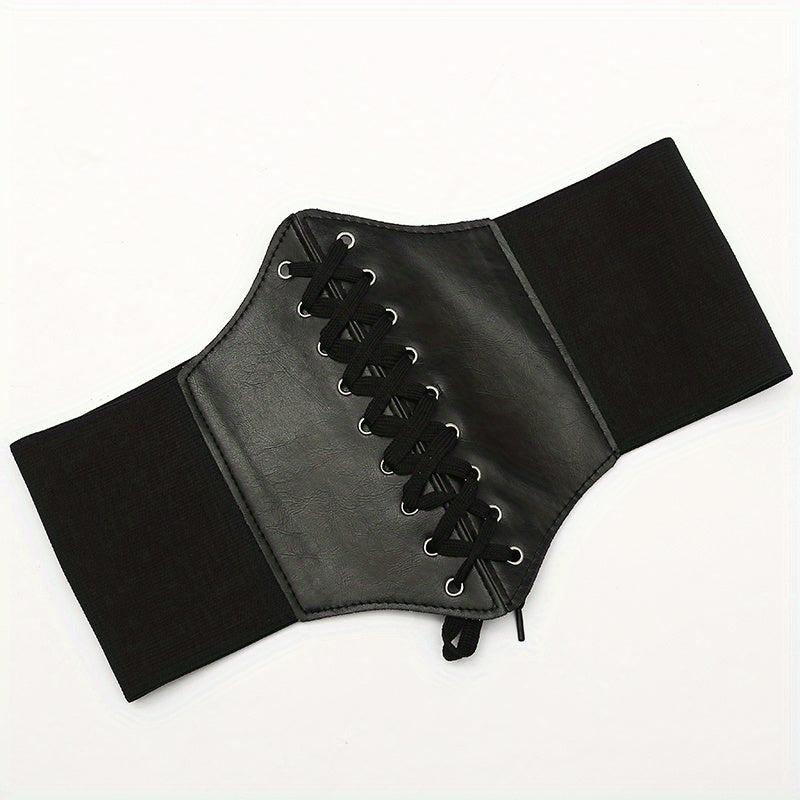 Court Style Wide Girdle Elastic Skinny Elastic Waist Cover Body Shaper