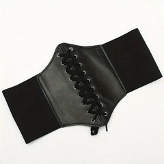 Court Style Wide Girdle Elastic Skinny Elastic Waist Cover Body Shaper