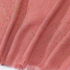 Solid Raw Trim Scarf Shawl Wrap Head Wrap For Daily Decoration