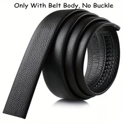 High Men's Business Belt w/ Automatic Buckle