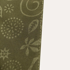 Embossed Cashew Flower Bandana Solid Headscarf