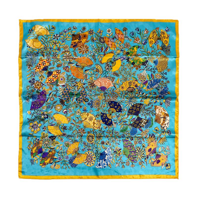 Square Scarf Hijab Women Satin Silk Bandana Headband Neckerchief