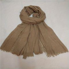 Boho Style Rushed Scarf Wrap for Daily Decoration Gift