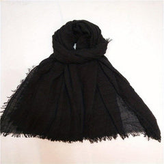 Boho Style Rushed Scarf Wrap for Daily Decoration Gift