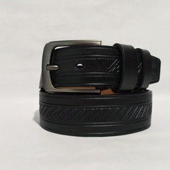 Men's Vintage Plaid Pattern Business Belt