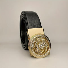 Men's Rotatable Automatic Belt for Good Luck