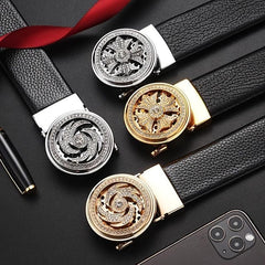 Men's Rotatable Automatic Belt for Good Luck