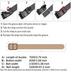Men's Rotatable Automatic Belt for Good Luck
