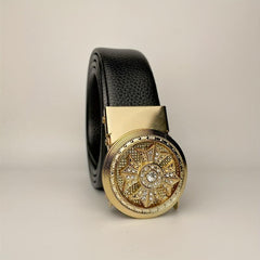 Men's Rotatable Automatic Belt for Good Luck