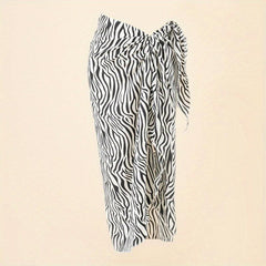 Boho Printed Beach Towel Gauze Skirt Swimsuit Cover