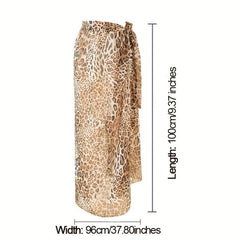 Boho Printed Beach Towel Gauze Skirt Swimsuit Cover