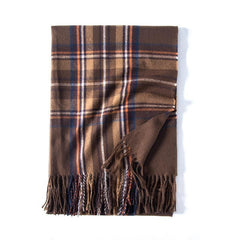 Women's Winter Scarf Large Warm Shawl Tassel Plaid Oversized Scarves