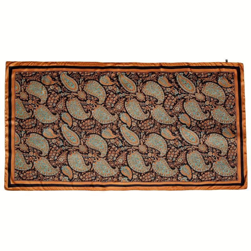 Retro Paisley Scarf Shawl Wrap Casual Head Wrap for Daily Gift