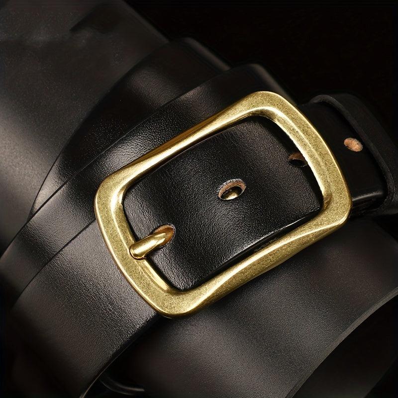 Casual Retro Jeans Belt For Men Pin Buckle 1pc Pack