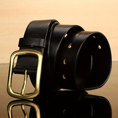 Casual Retro Jeans Belt For Men Pin Buckle 1pc Pack