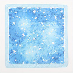 Stars Print Bandana Casual Square Scarf Women Neckerchief Head Wrap