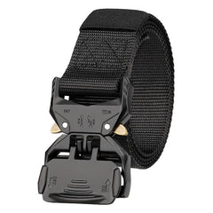 Men's Tactical Belt Heavy Duty Quick Release Buckle Nylon Canvas Rigger Belts
