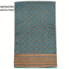 Vintage Geometric Chiffon Scarf Thin Silk Head Wrap