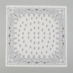 Paisley Print Bandana Silk Satin Square Scarf Neckerchief