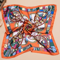 Silk Square Scarf Bandana For Women Gift Bandana Women Headband Scarf